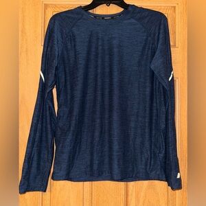 Russell Athletic Blue Long Sleeve Performance Tee